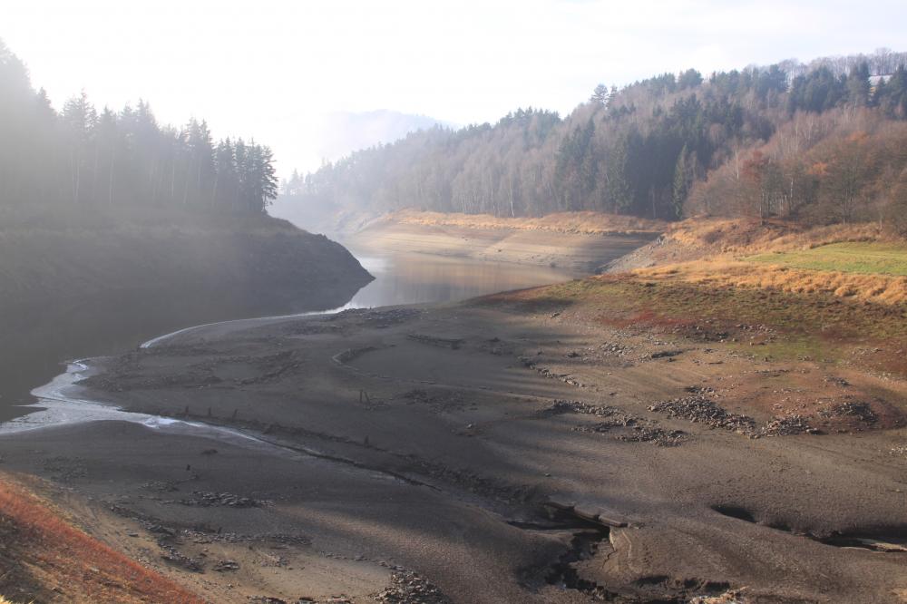 Zatopená vesnice u Korouhvice