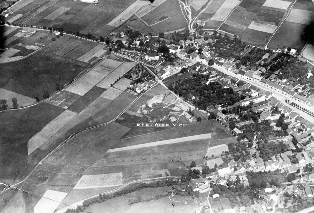 Bystřice nad Pernštejnem - pohled z ptačí perspektivy 1