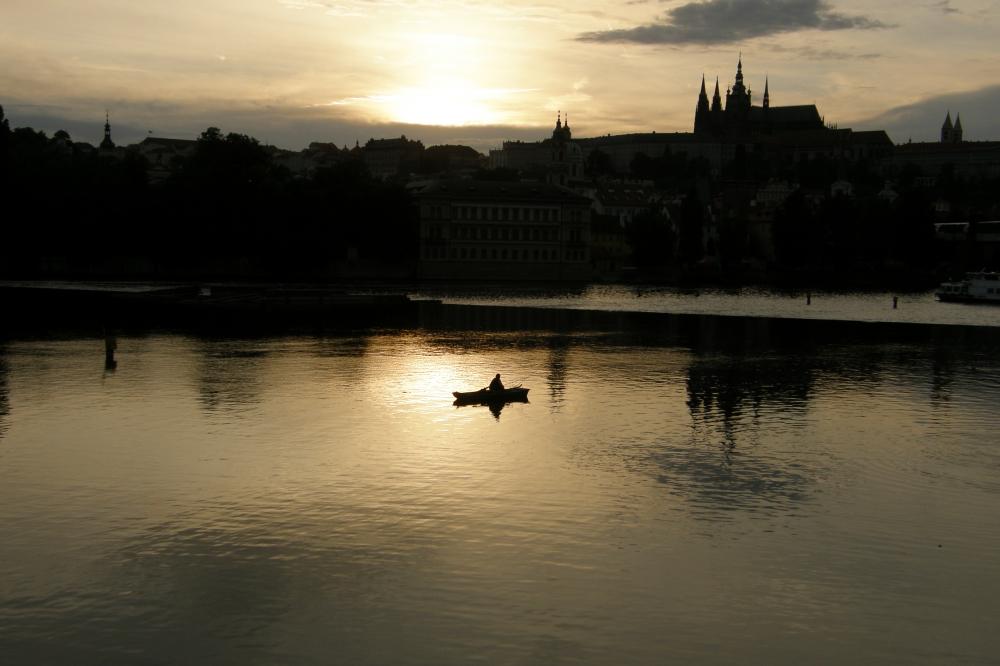 Rybaření na Vltavě