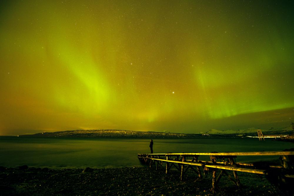 Arctic Light nearby Narvik
