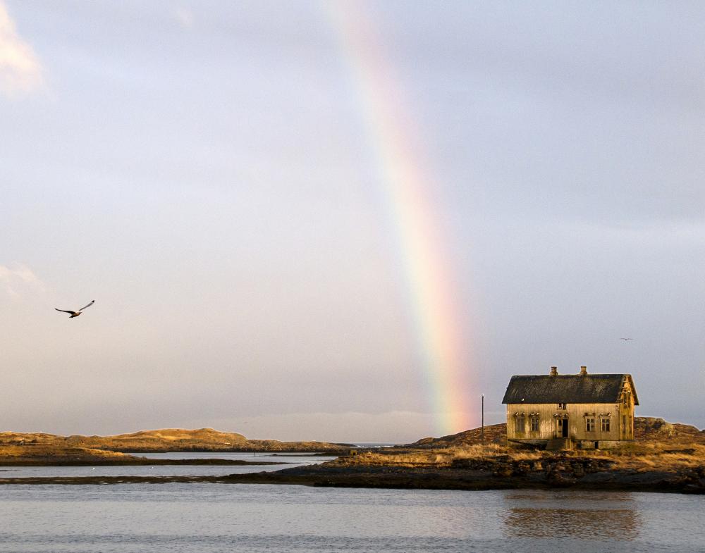 Rainbow over the Old House