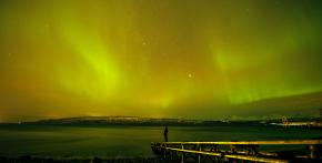 Arctic Light nearby Narvik