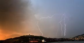 Lightning over Narvik