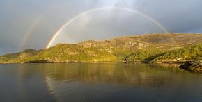 Rainbow in Helgeland