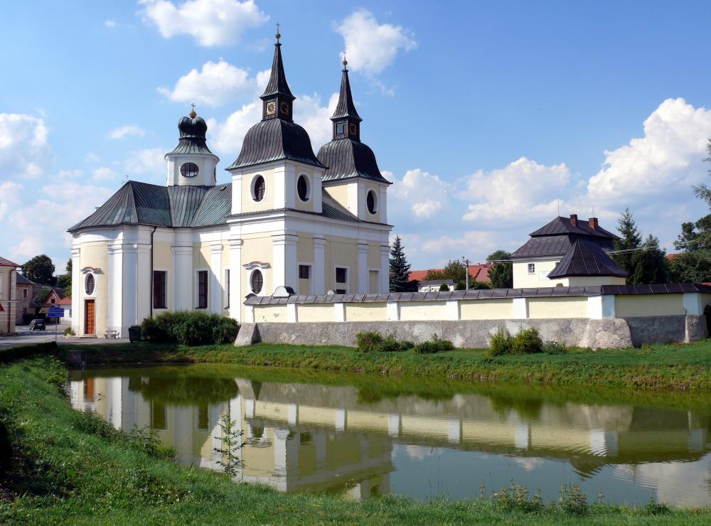 Kostel sv.Václava - Santini  - Zvole -1 