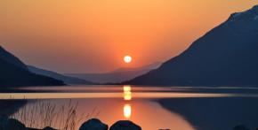 April sunset